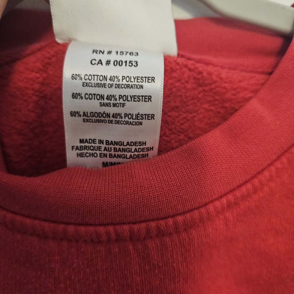Champion Ohio State Buckeyes Reverse Weave Crewneck Sweatshirt Red M Americana - Picture 4 of 7